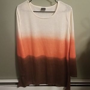 Salon Studios long sleeve shirt size large ombre